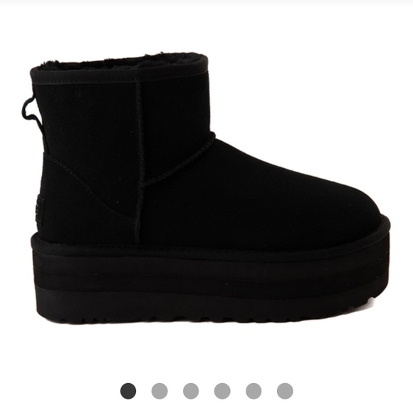 Black Ugg Platform Mini - Picture 2 of 10